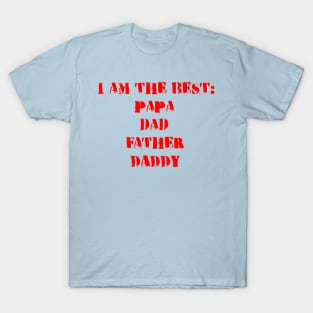 Papa Fathers Day T-Shirt